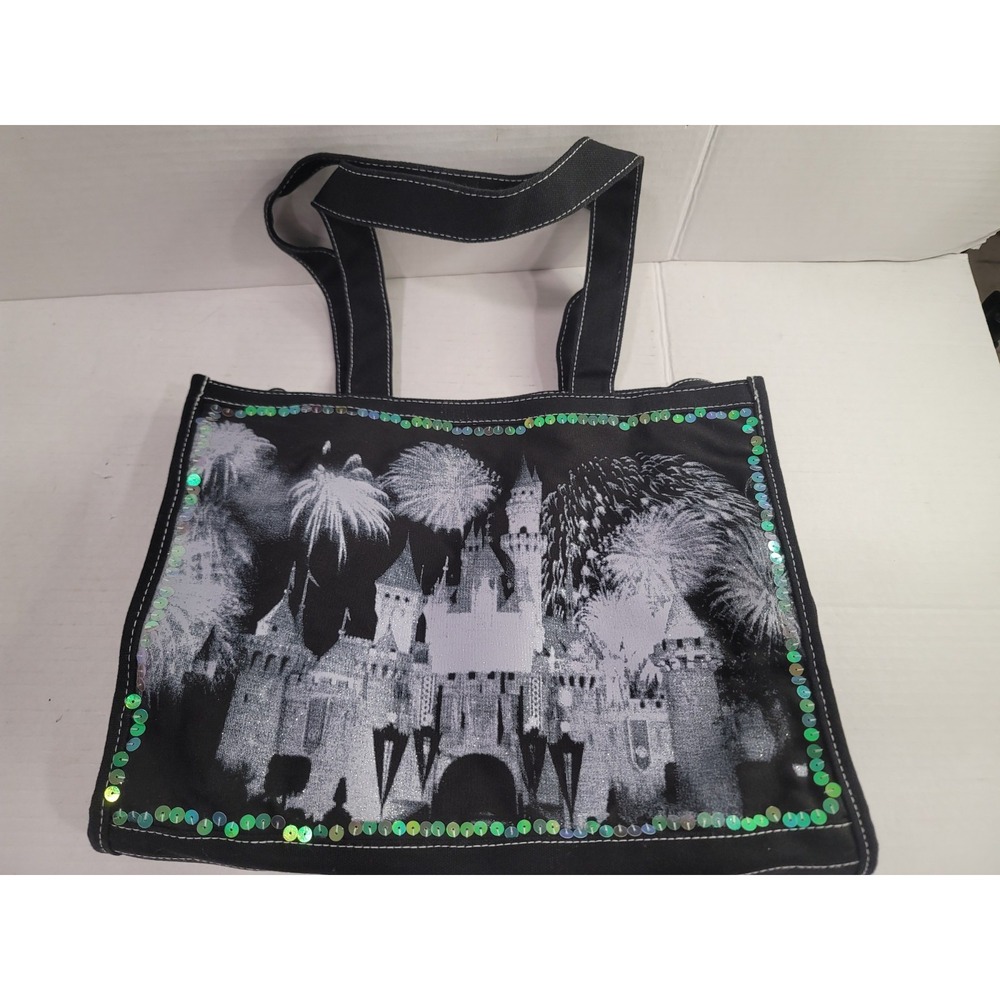 Disney Resort tote bag canvas excellent condition black
